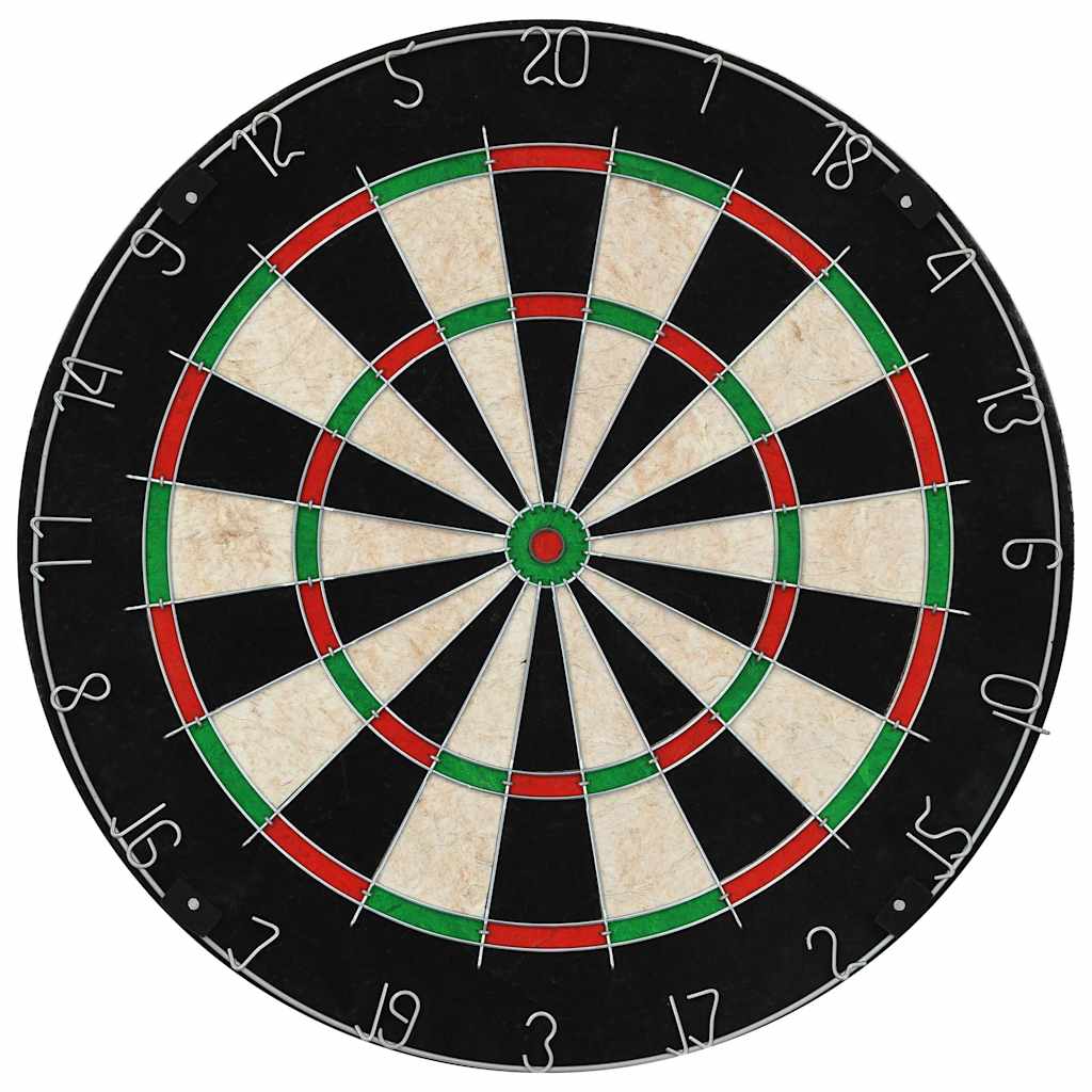 NNEVL Professional Sisal Dartboard with Cabinet and 6 Darts
