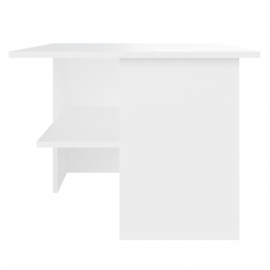 NNEVL Coffee Table White 90x60x46.5 cm Chipboard