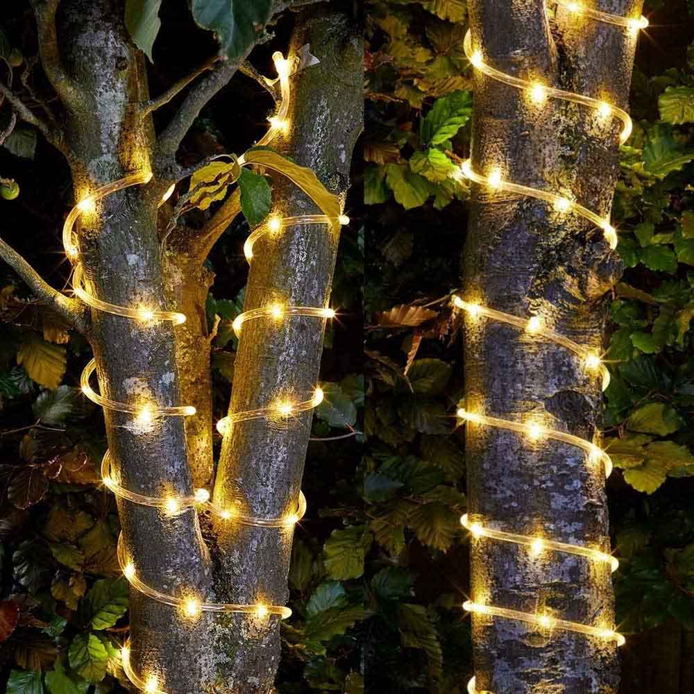 Solar decor light string 10m, warm white