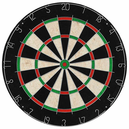NNEVL Professional Sisal Dartboard with Cabinet and 6 Darts