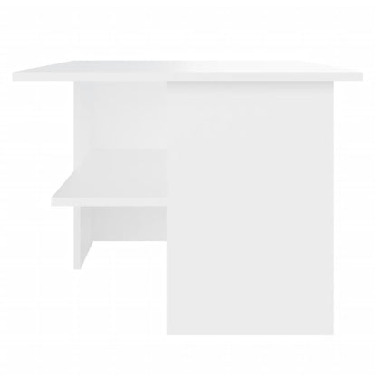 NNEVL Coffee Table White 90x60x46.5 cm Chipboard