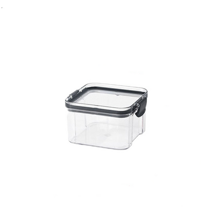NNEOBA Food Storage Containers Kitchen Storage Organization Kitchen Storage Box Jars Ducts Storage for Kitchen PET Food Storage Box Lid